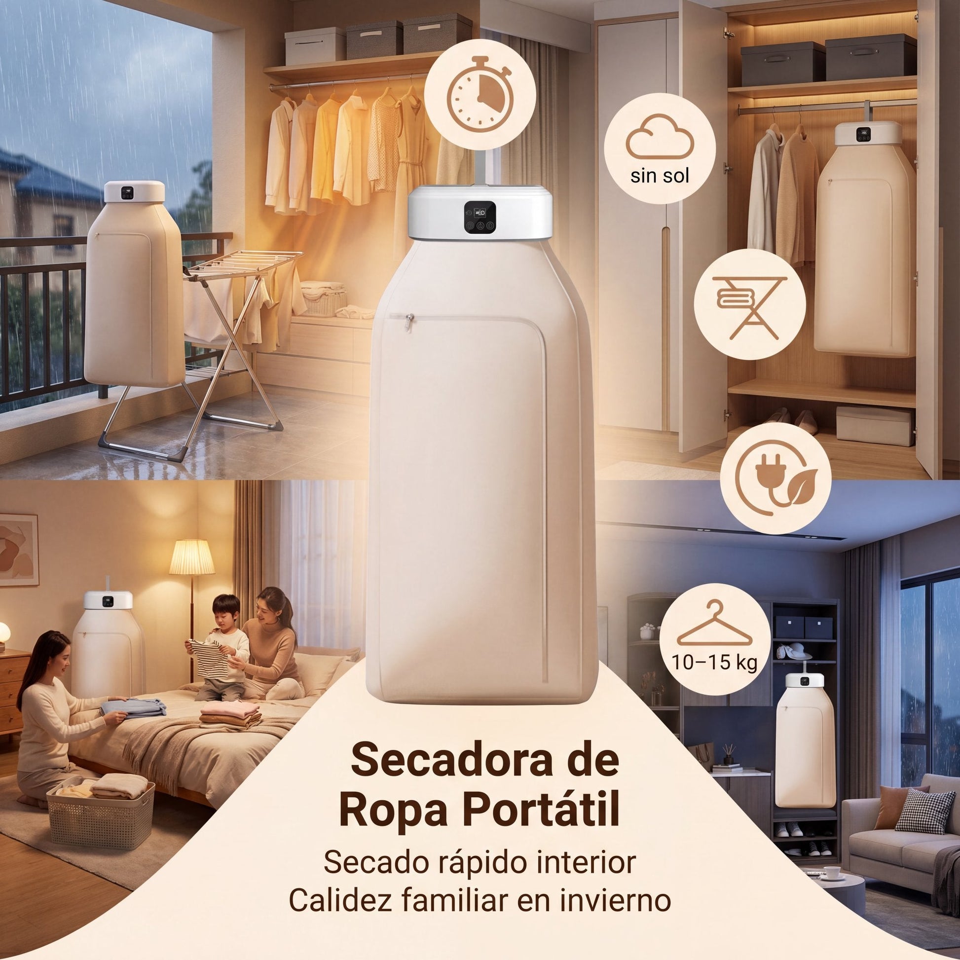 Secadora de Ropa Portátil